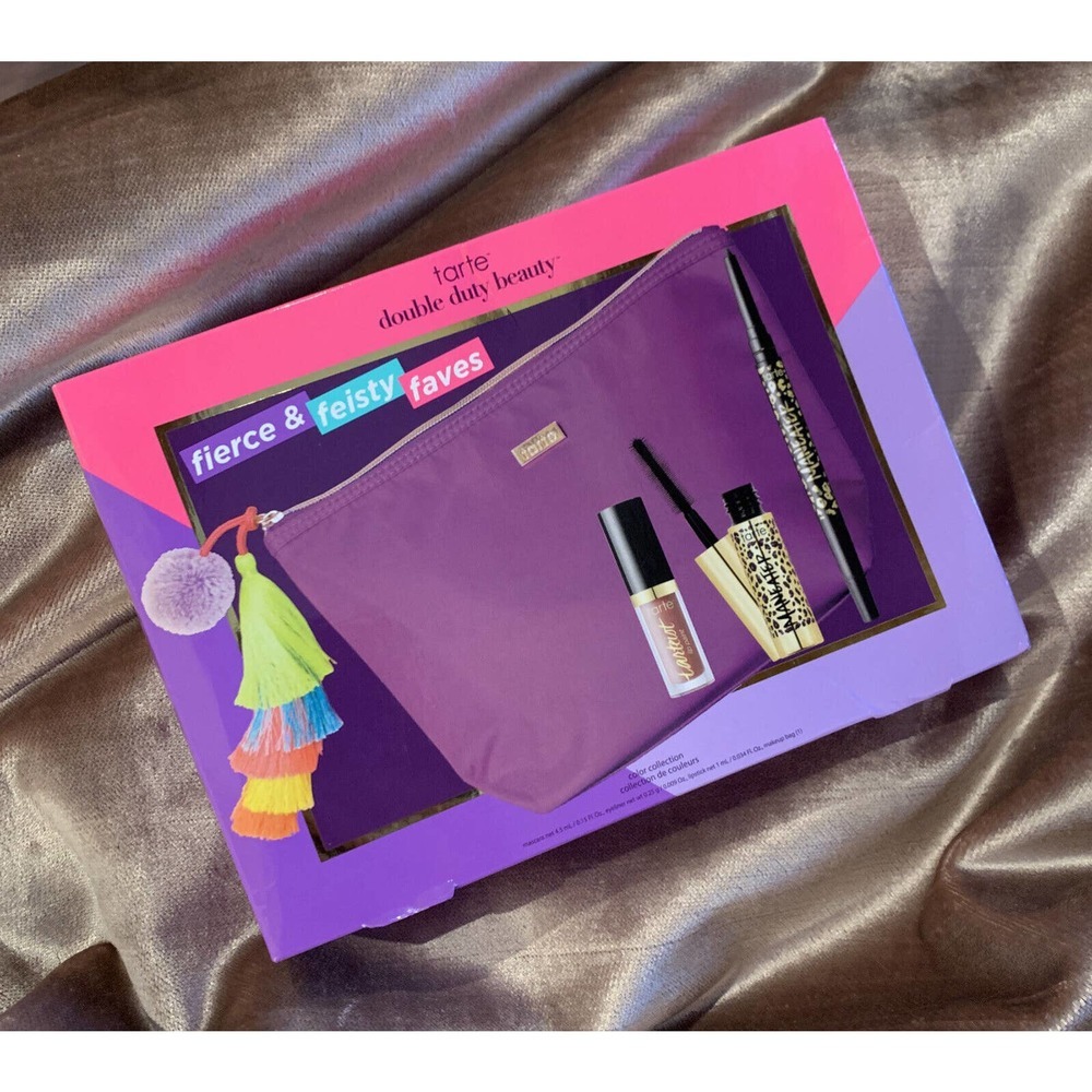 TARTE FIERCE & FEISTY FAVES PARTY BAG - LIMITED EDITION - BNIB *READ